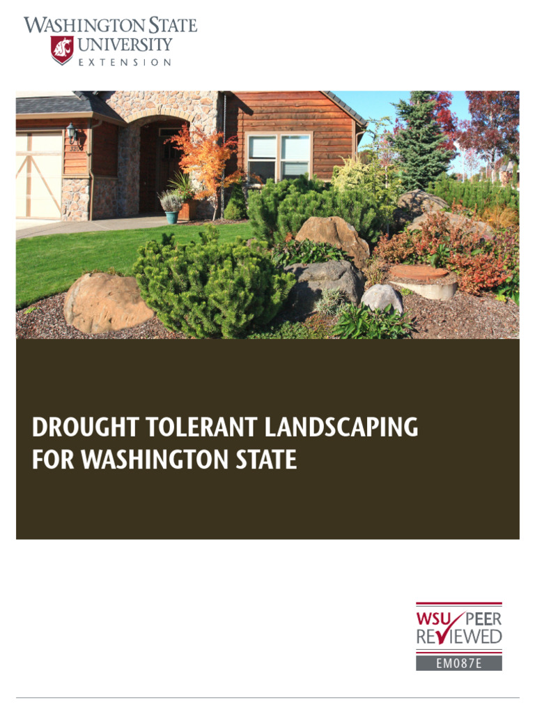 Drought-Tolerant Landscaping Guide for WA | PDF | Mulch | Topsoil