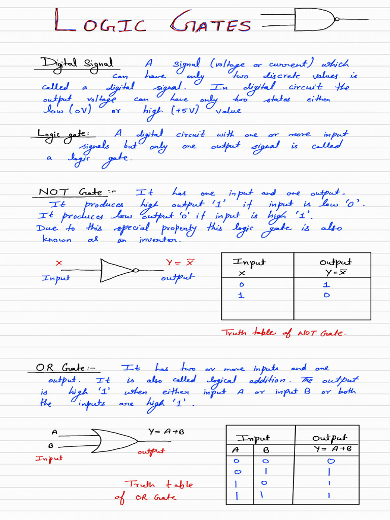 Logic Gates | PDF