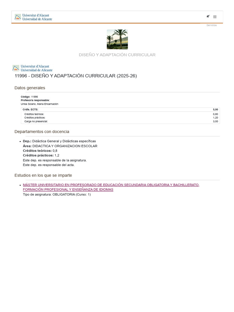 Diseño Curricular en Educación Secundaria | PDF | Plan de estudios ...