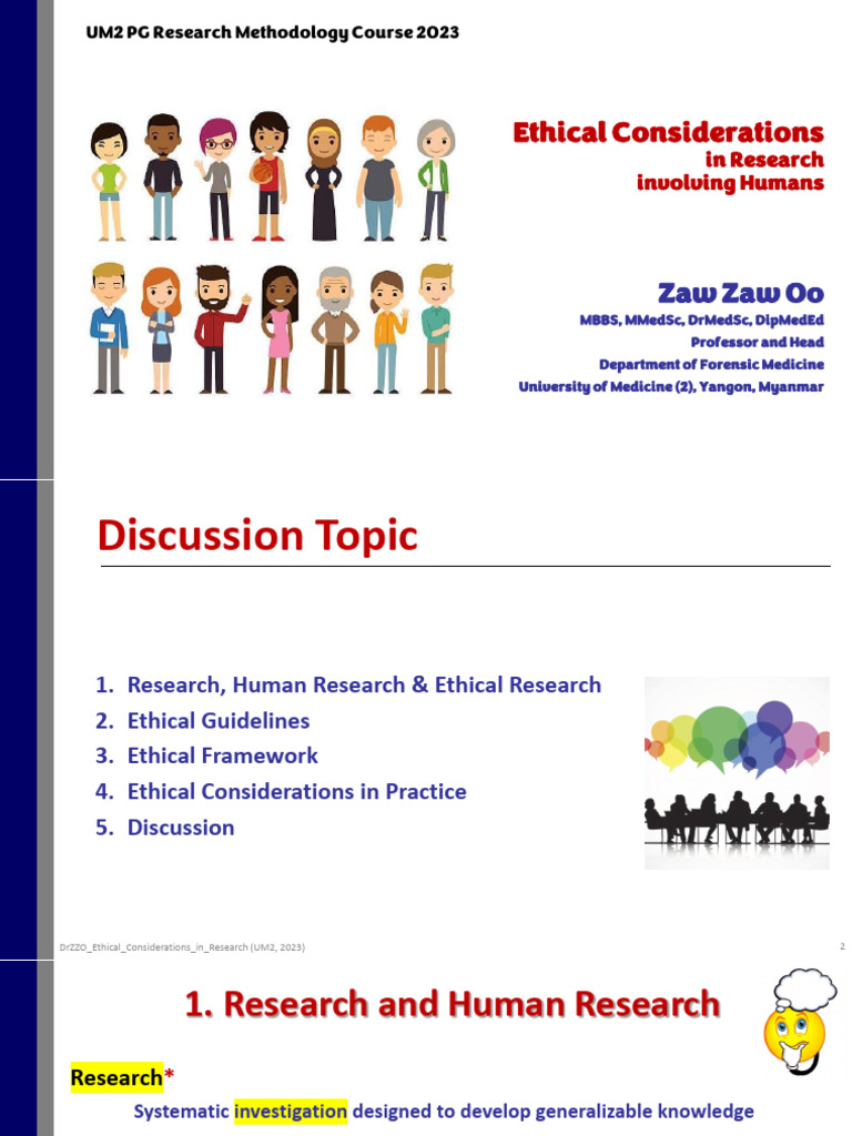 Ethical Guidelines for Human Research | PDF | Informed Consent ...