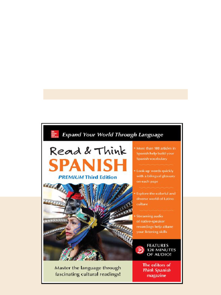 Read Think Spanish Premium Third Edition 3rd Edition The Editors Of ...