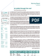 Spanish Yields Through The Roof: Morning Report