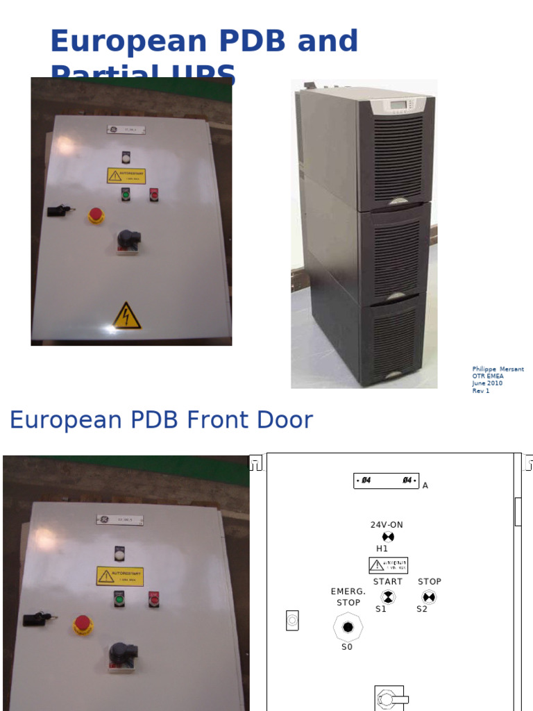 European PDB and Partial UPS Overview | PDF | Manufactured Goods ...