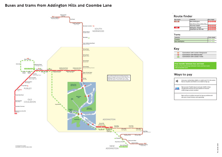 Addington Hills Transport Map Guide | PDF | Rail Infrastructure ...