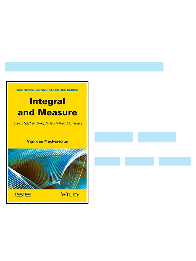 Integral and Measure 1st Edition Vigirdas Mackevicius - ebook and ...