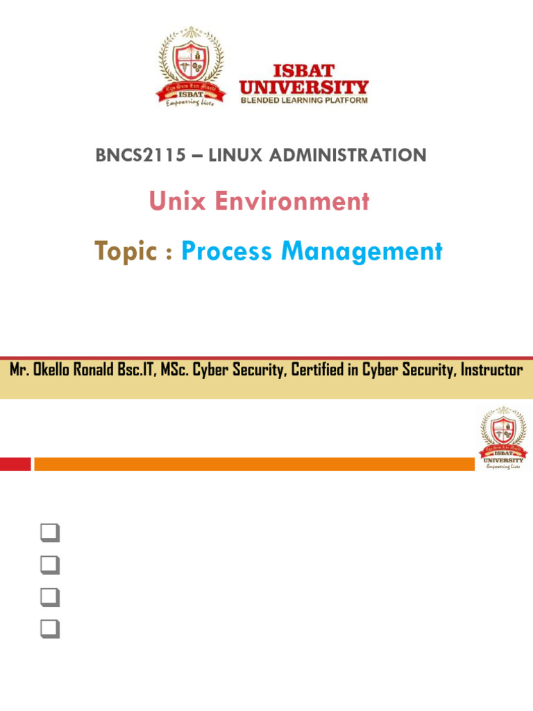 Linux Process Management Guide | PDF | Computer Architecture | Software