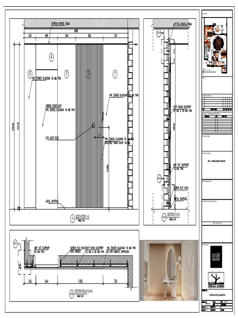 Ground Floor Plan and Elevation Details | PDF