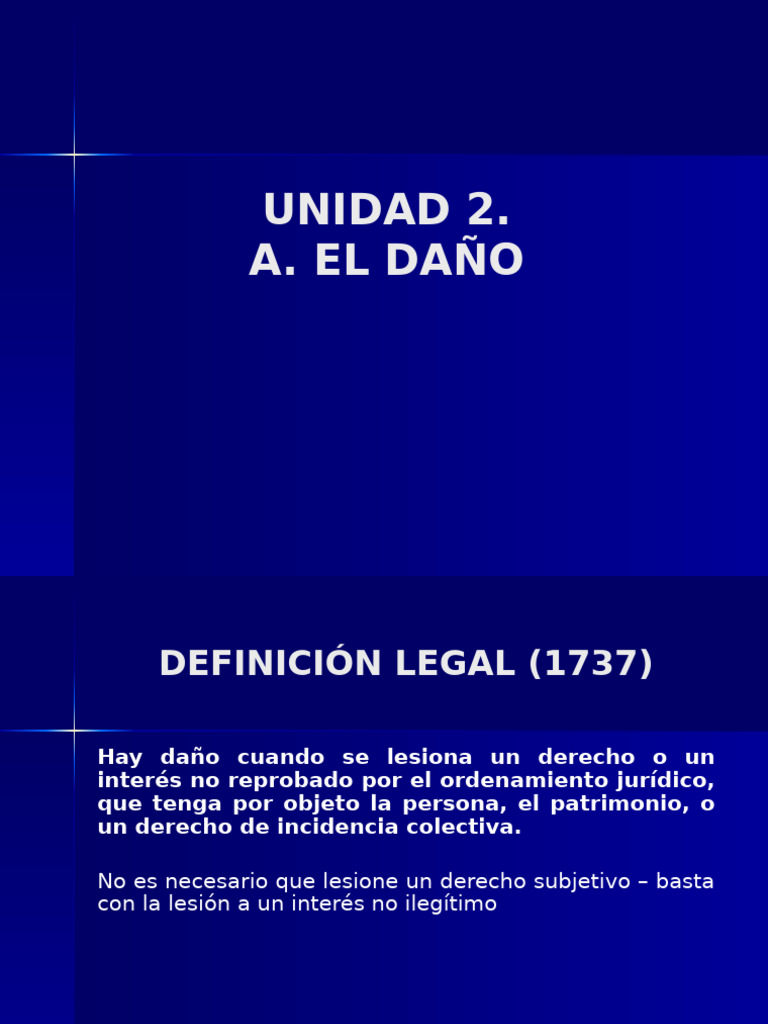 Conceptos Clave del Daño Legal | PDF