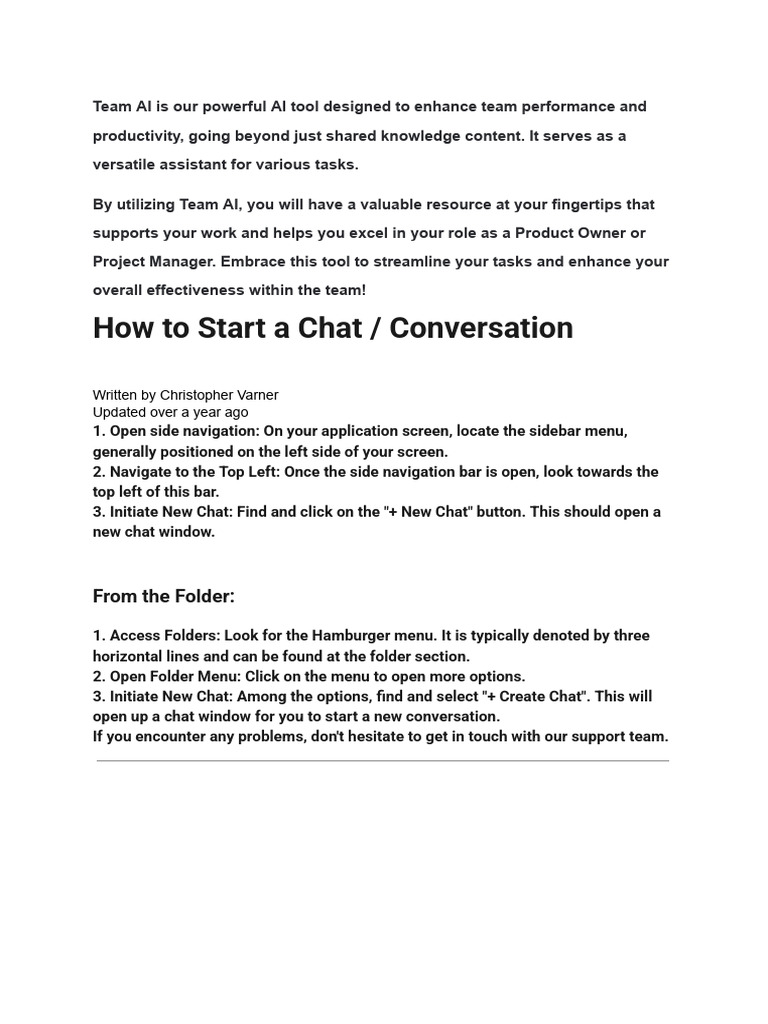 Team AI: Enhance Productivity & Chat Management | PDF | Icon (Computing ...