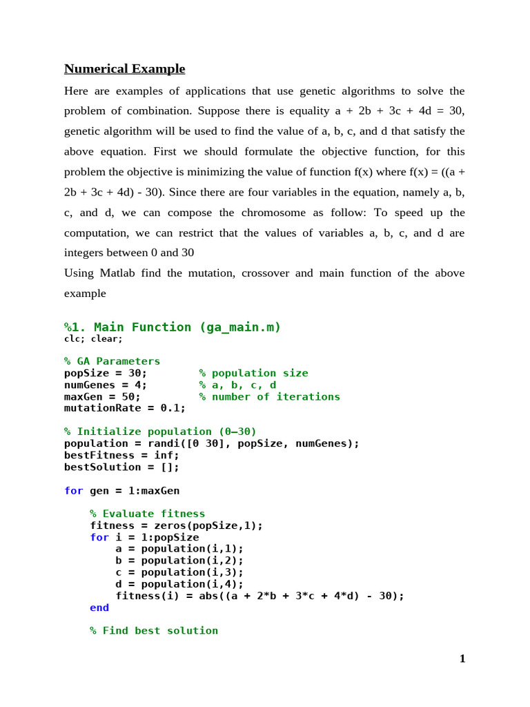 PpPower System Optimization and AI 1 | PDF | Genetic Algorithm ...