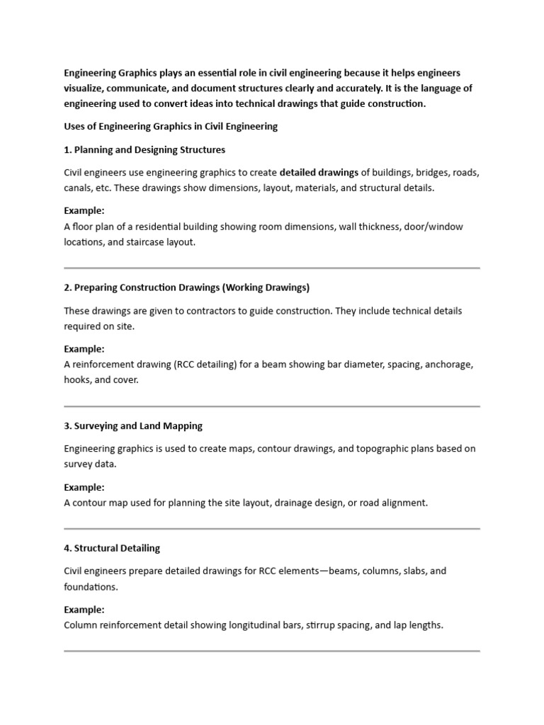 Importance of Engineering Graphics in Engineering | PDF | Computer ...