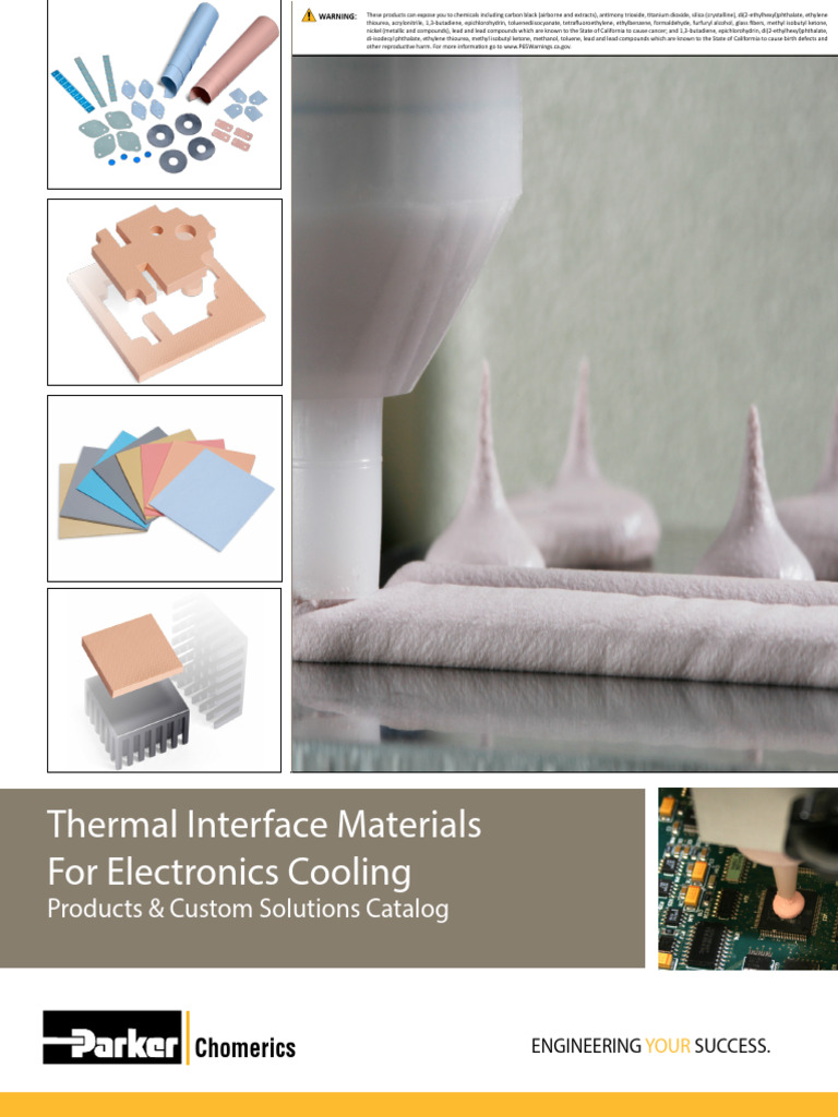 Thermal Interface Materials Catalog | PDF | Heat Transfer | Electrical ...