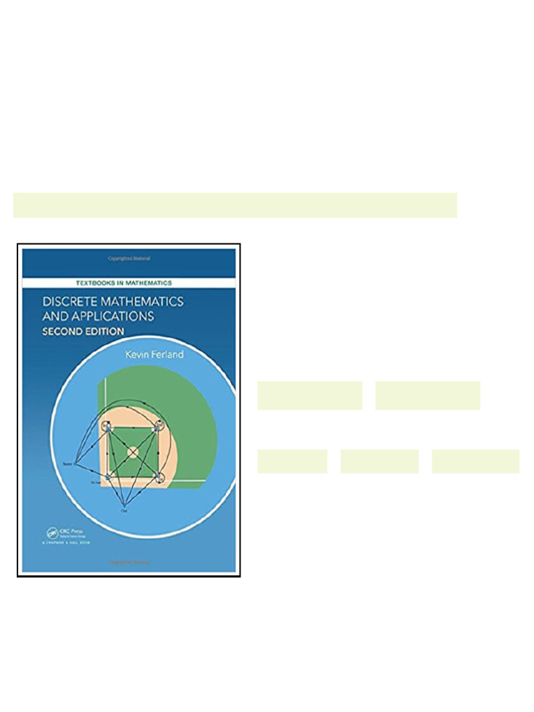 Discrete Mathematics and Applications 2nd Ferland Test Bank - test bank ...