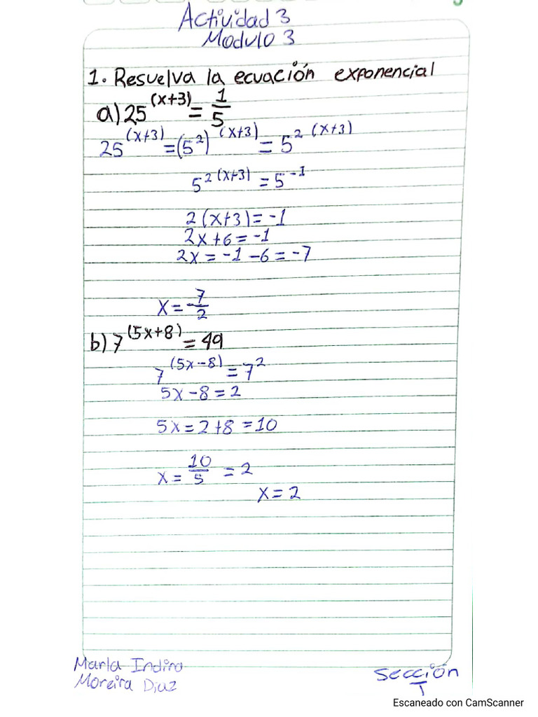 Actividad 3, Modulo 3 - Marla Moreira | PDF