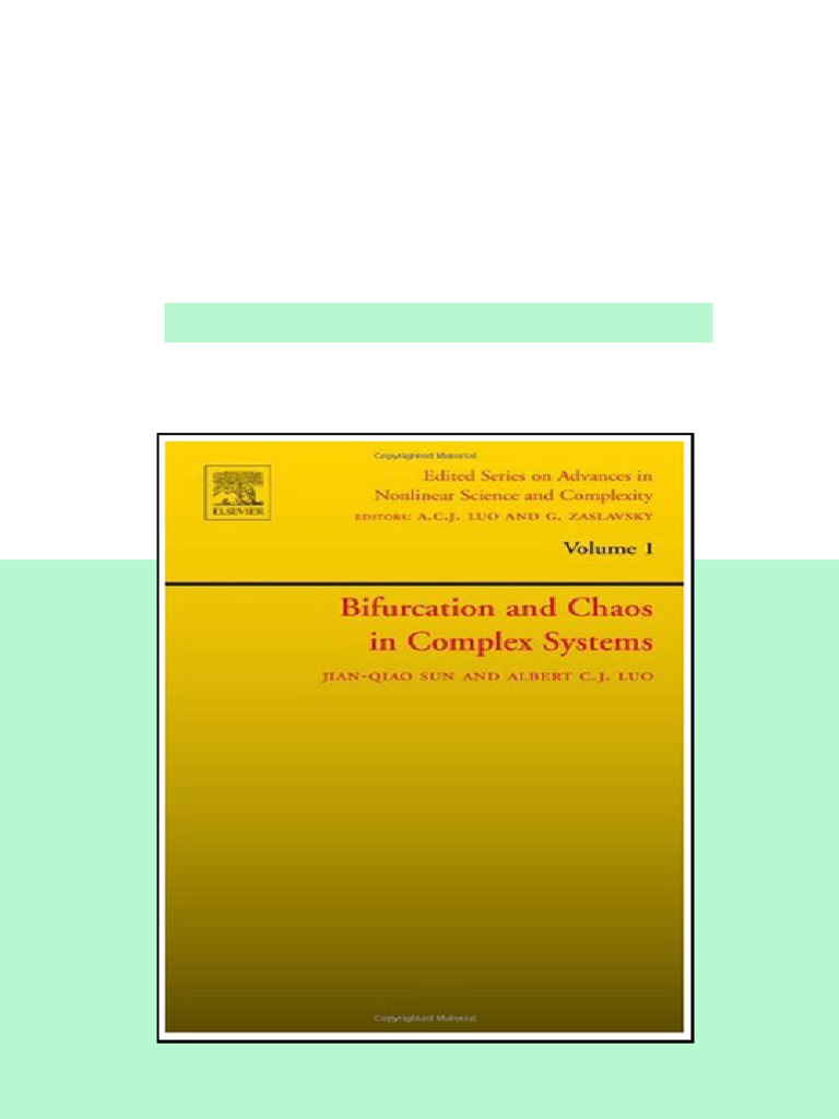 (Ebook) Bifurcation and Chaos in Complex Systems by J.Q. SUN and A.C.J ...