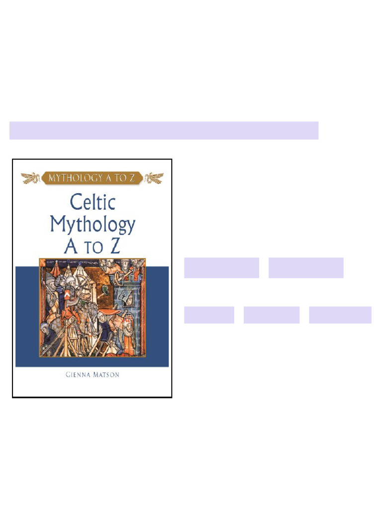 Celtic Mythology A to Z 2nd Edition Gienna Matson - ebook and textbook ...