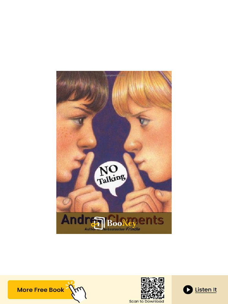 No Talking: A Fifth Grader's Silence Challenge | PDF | Communication ...