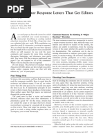 Point-by-Point Response to Reviewers | PDF | Career & Growth