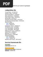 TDS Custom DJ Music IDs List | PDF