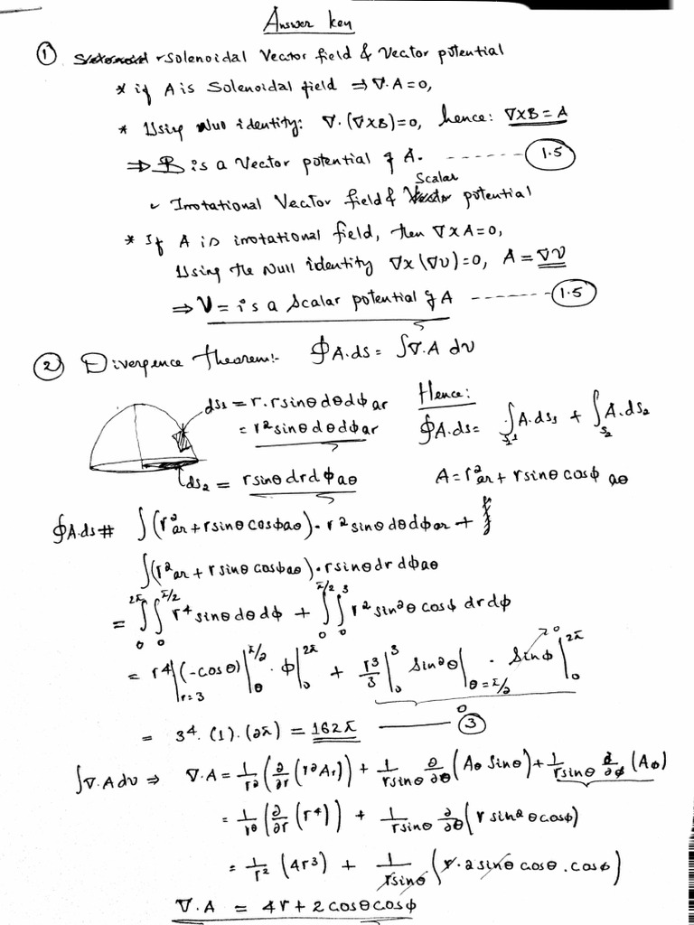 Scalar Potential and Vector Fields Analysis | PDF