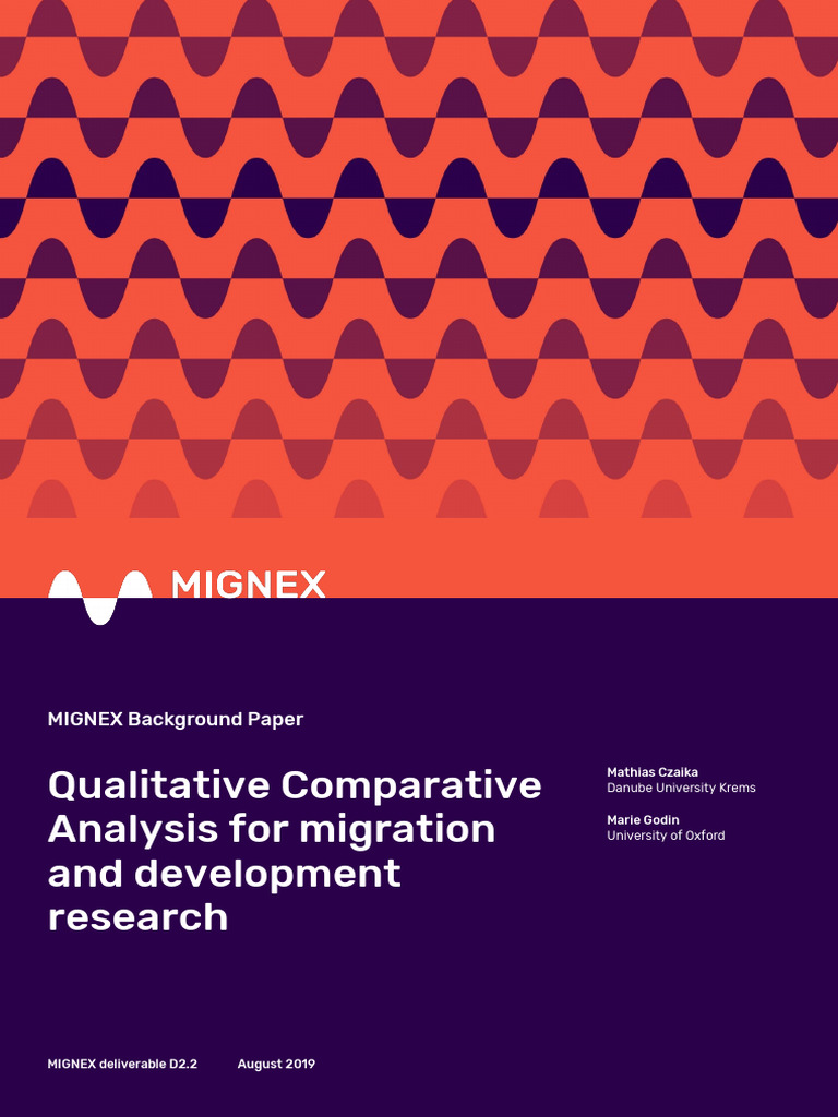QCA Methodology for Migration Research | PDF | Methodology ...