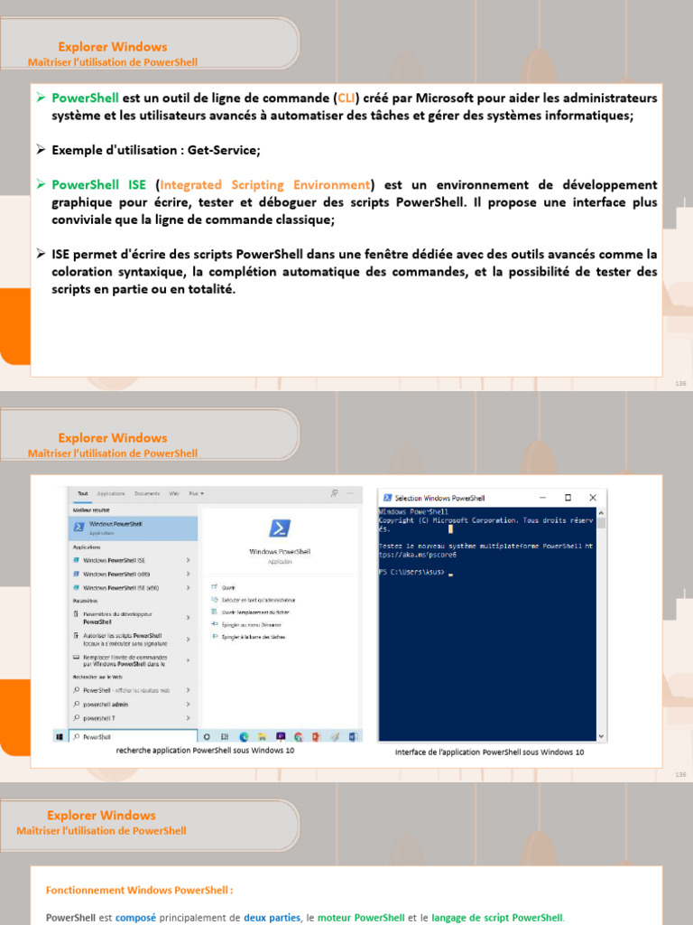 Maîtriser PowerShell sous Windows 10 | PDF | Interface en ligne de ...