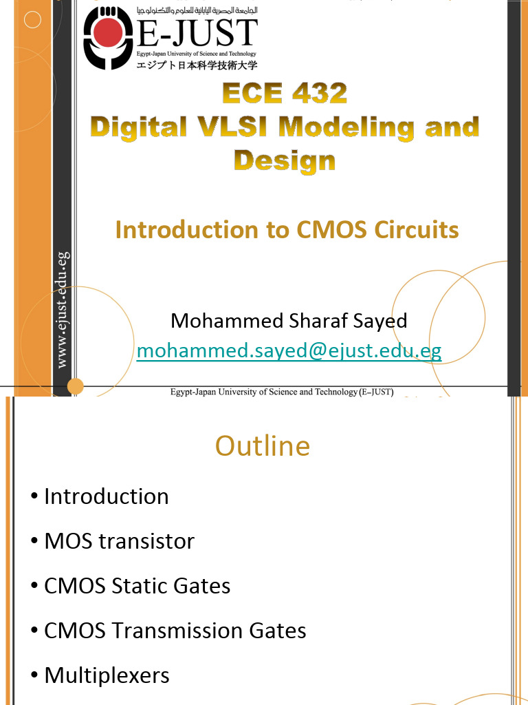 Lecture 12 - Introduction To CMOS Circuits | PDF | Cmos | Integrated ...