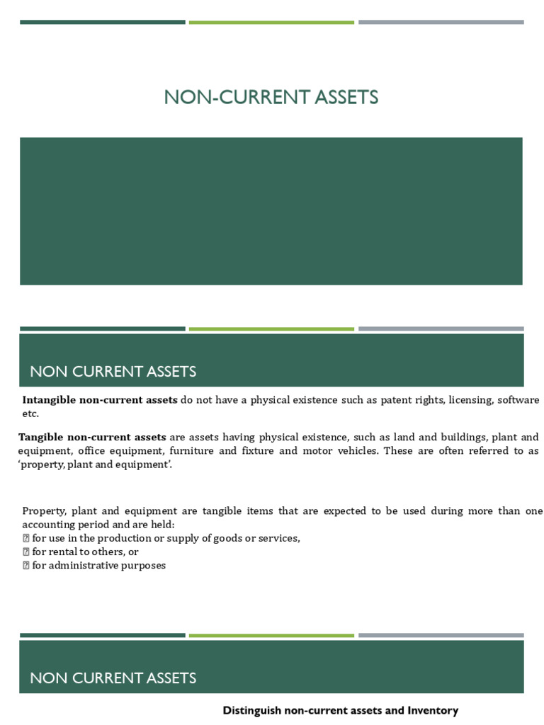 Understanding Non-Current Assets and Depreciation | PDF