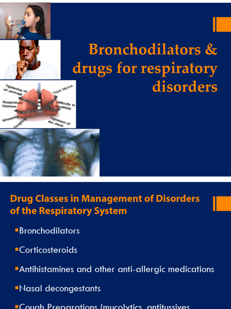 Bronchodilators & Drugs For Respiratory Disorders | PDF | Allergy | Asthma