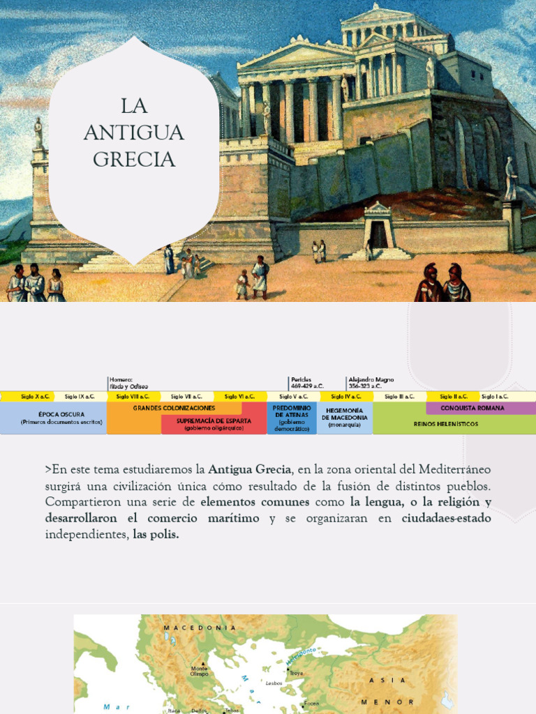 Historia y Cultura de la Antigua Grecia | PDF | Antigua Grecia ...