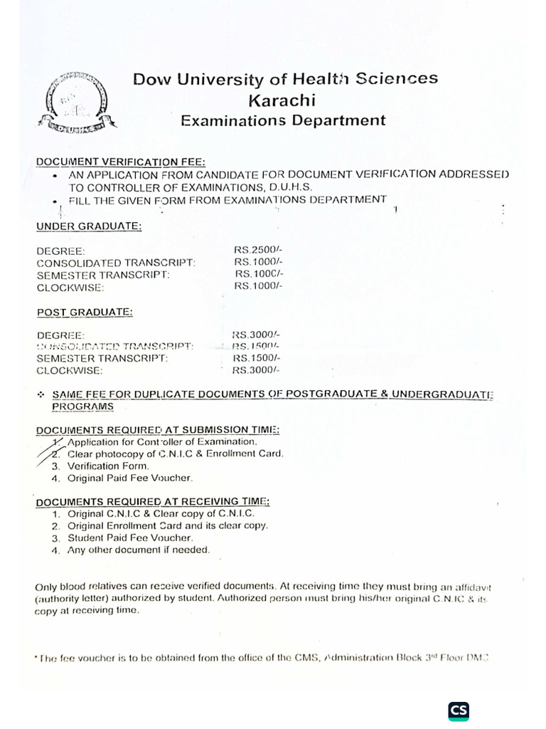 Degree Verification Form | PDF