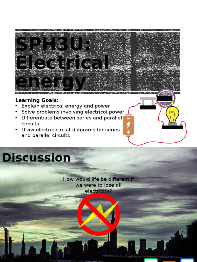 SPH3U Electrical Energy (3) - Copy | PDF | Electric Power | Electricity