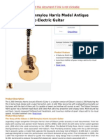 Gibson L-200 Emmylou Harris Model Antique Natural Acoustic-Electric Guitar