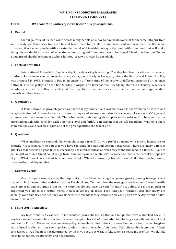 What are the qualities of a true friend? Give your opinions