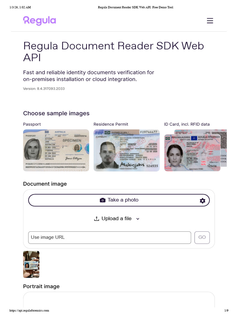 Regula Document Reader SDK Overview | PDF | Identity Document | Mobile App