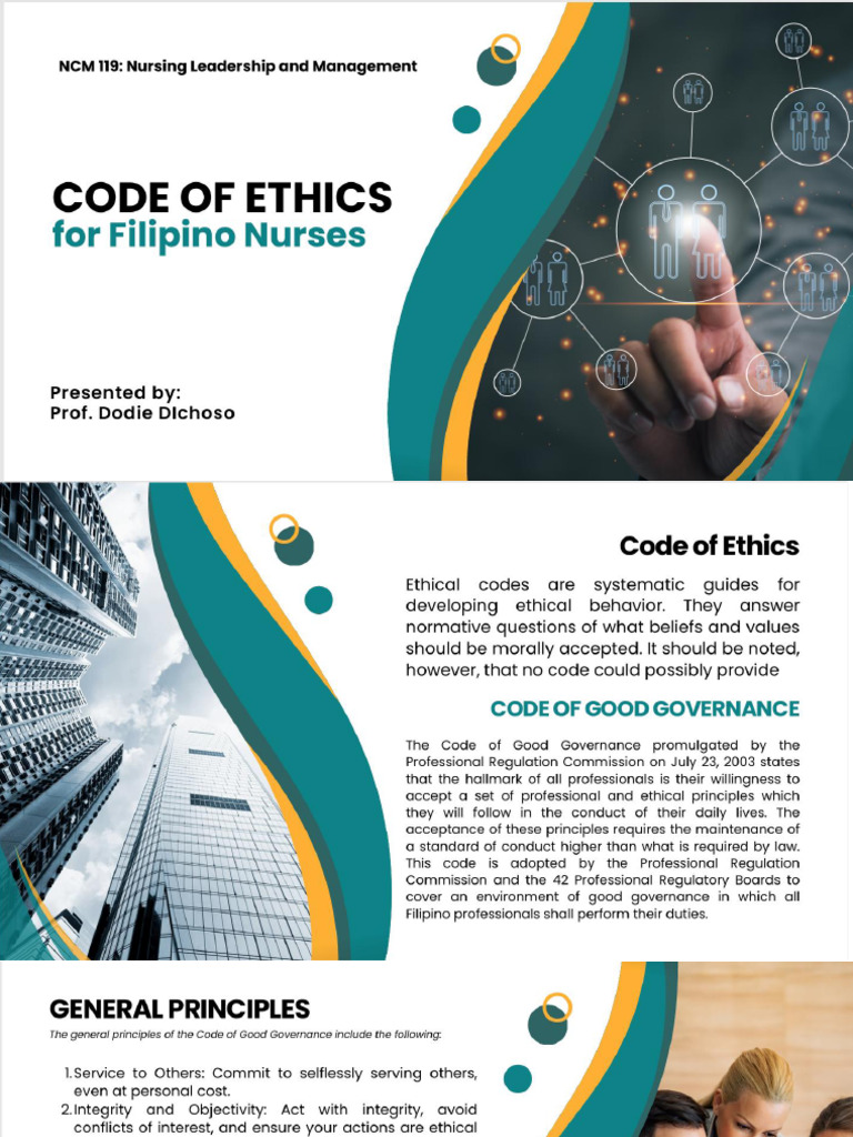 12 Code of Ethics For Nurses | PDF