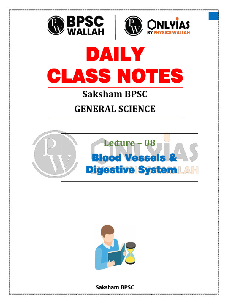 General Science 08 _ Daily Class Notes (English) | PDF | Human ...