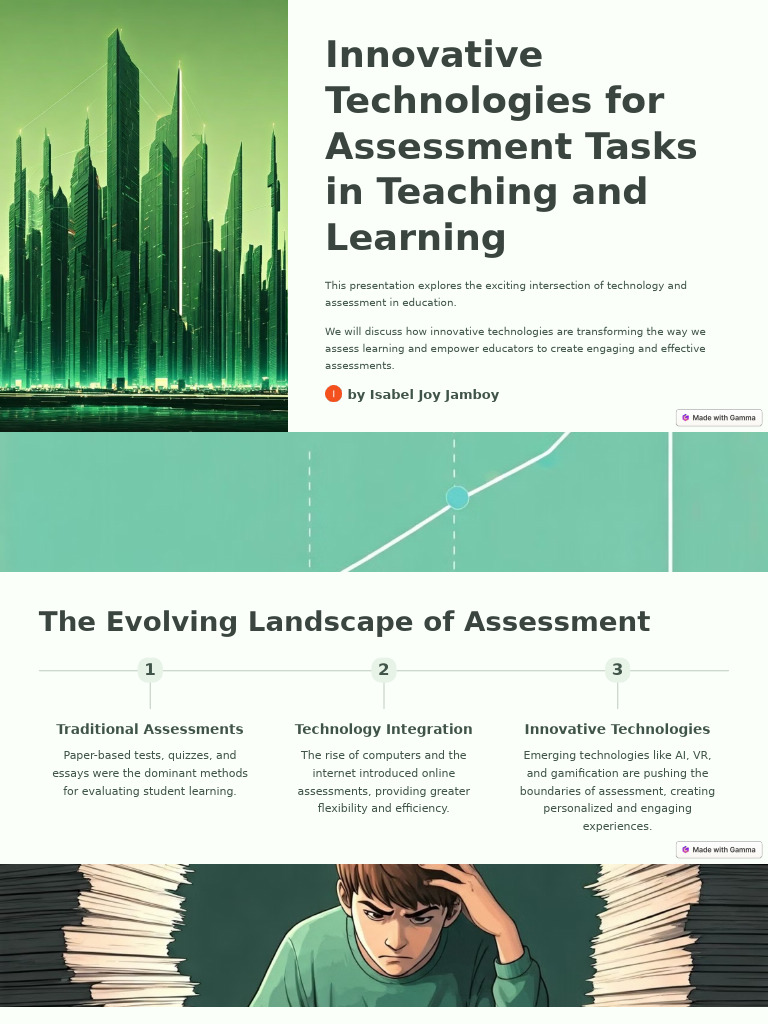 Innovative Tech in Education Assessment | PDF | Artificial Intelligence ...