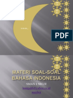 Materi Soal-Soal Bahasa Indonesia