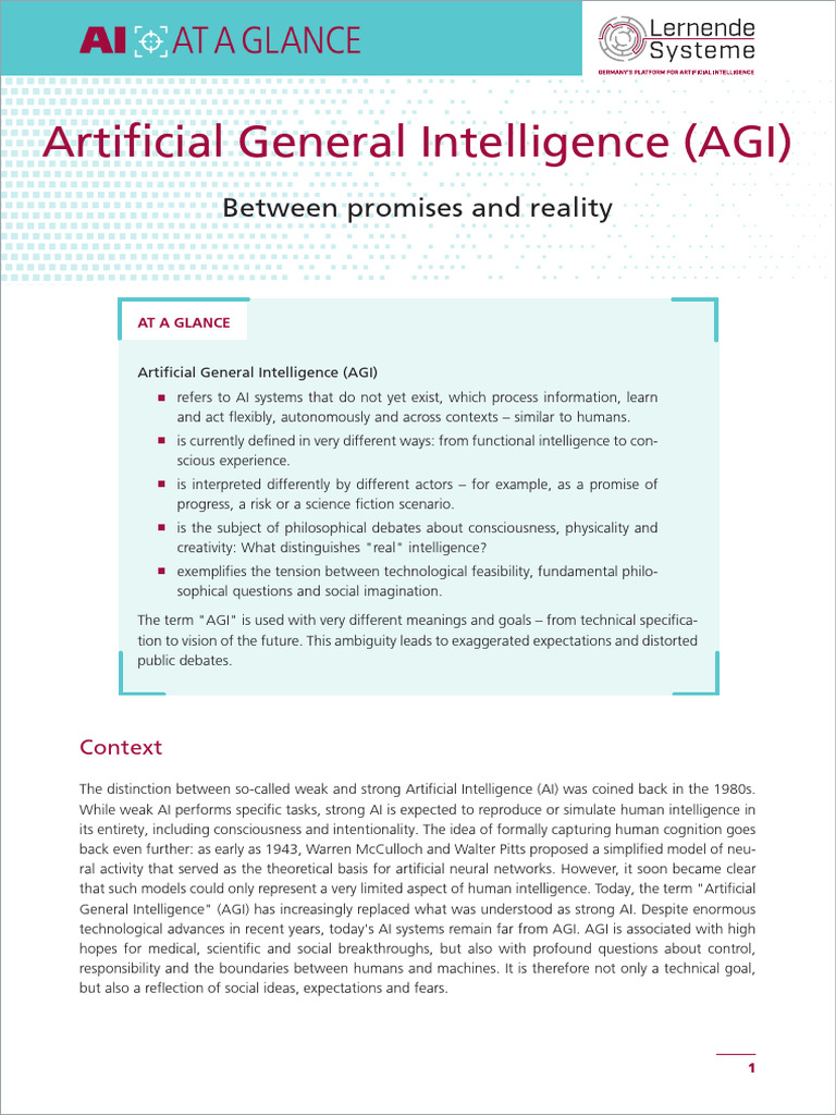 Understanding Artificial General Intelligence | PDF | Artificial ...