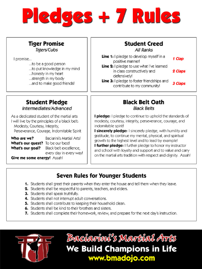Pledges and Rules | PDF