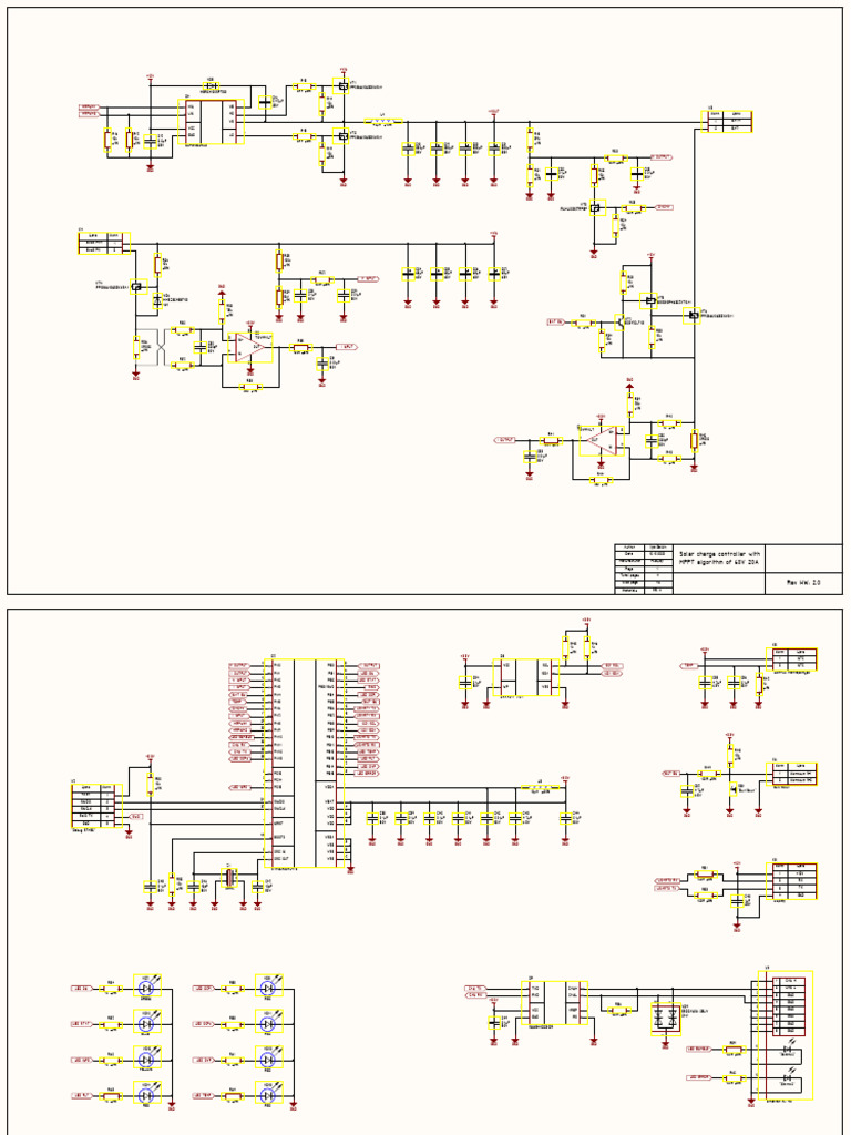 Solar Charge Controller Circuit Design | PDF