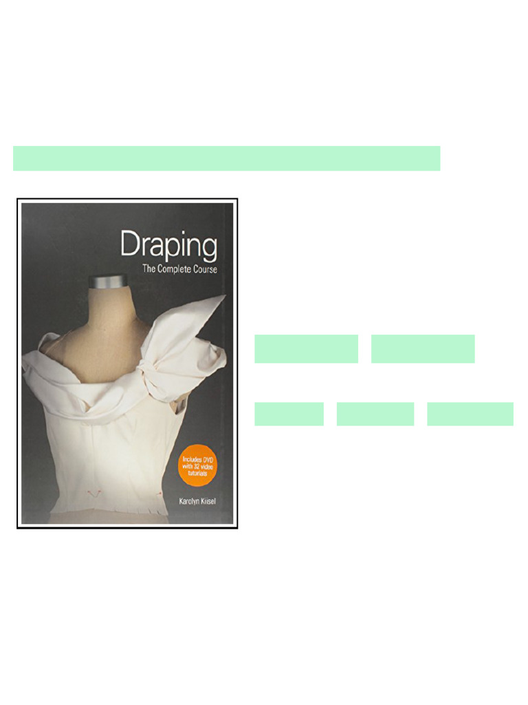 Draping Karolyn Kiisel - ebook and textbook resources | PDF | Seam ...