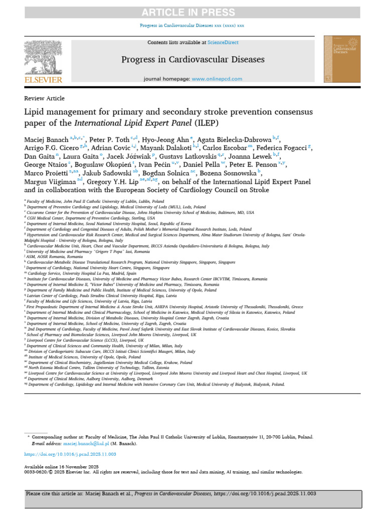 1-s2.0-S0033062025001665-main | PDF | Low Density Lipoprotein | High ...