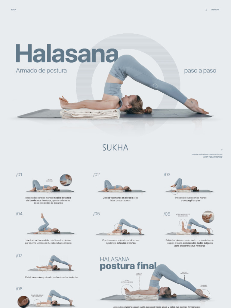 Guía de Postura Halasana en Yoga | PDF
