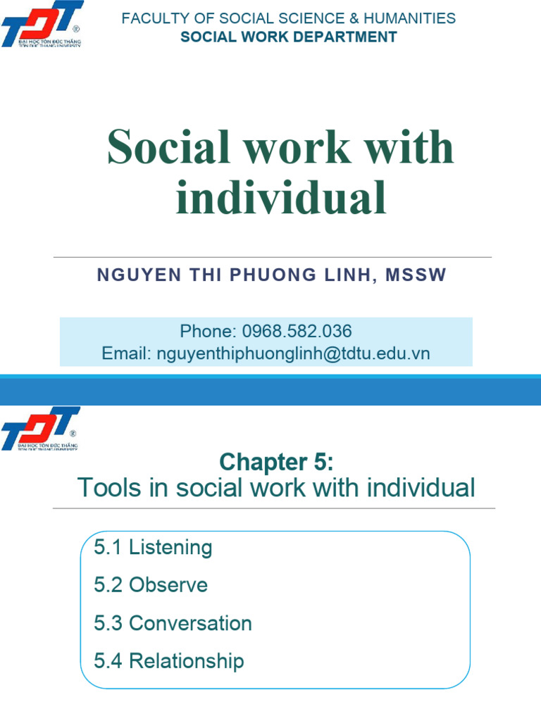 Tools for Individual Social Work Skills | PDF | Psychological Concepts ...