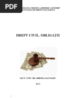 Obligatii Suport De Curs Liviu Pop