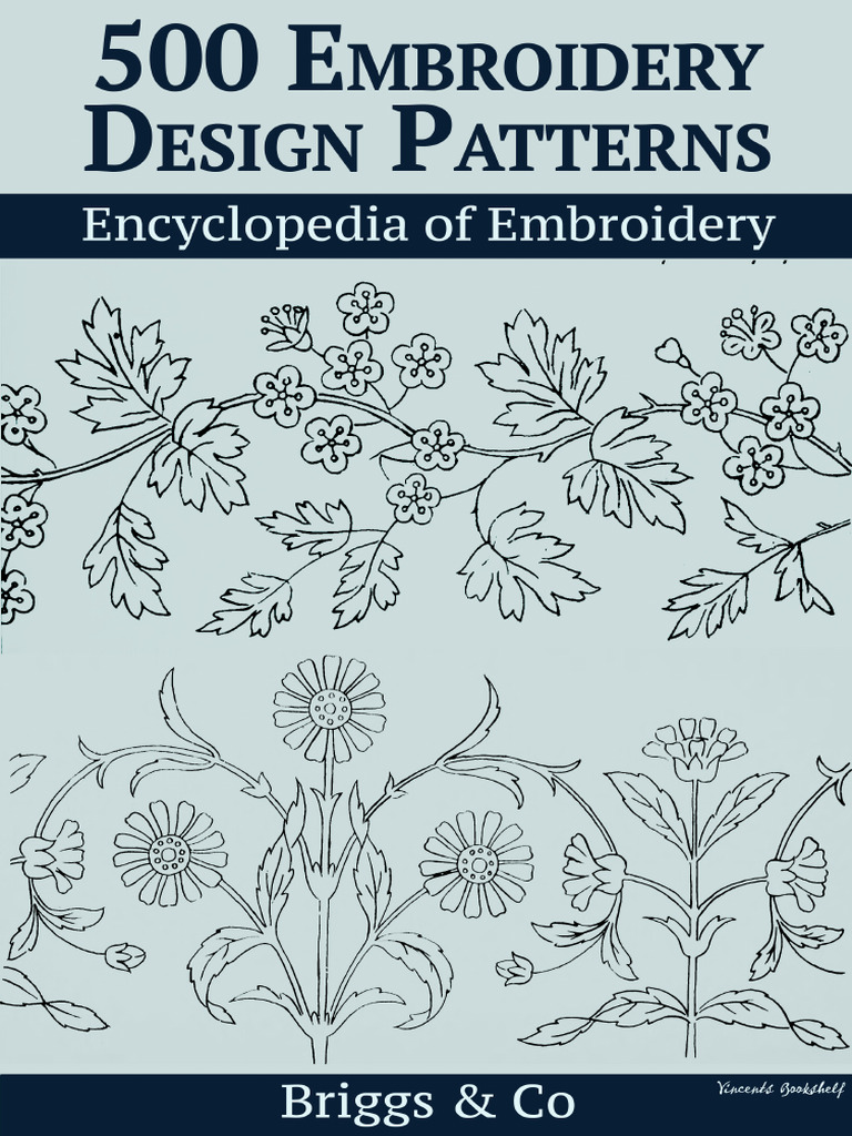 500 Embroidery Patterns Briggs | PDF
