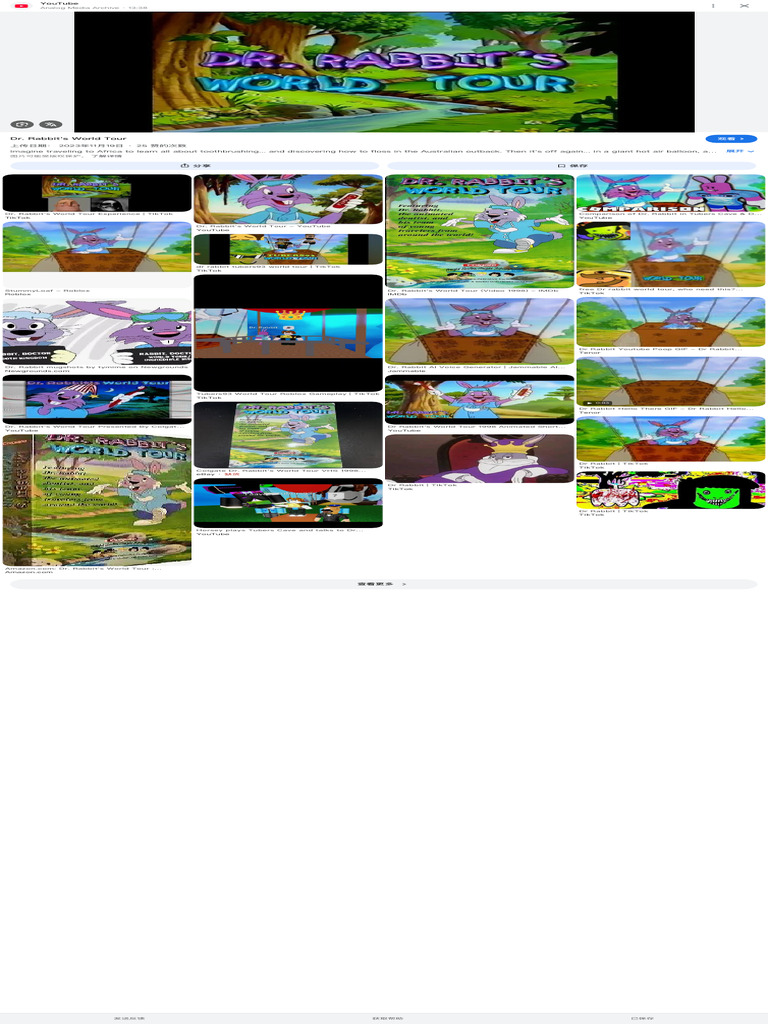 Dr. Rabbit's World Tour Overview | PDF | Websites