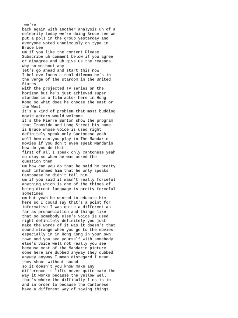 (English (Auto-Generated) ) How To Find Bruce Lee Personality Type ...